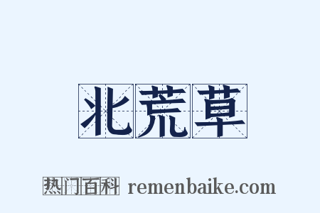 北荒草是什么意思的图片